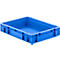 Euro Box Serie EF 4070, aus PP, Inhalt 6,9 L, geschlossene Wände, Unterfassgriff, blau