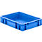 Euro Box Serie EF 4080, aus PP, Inhalt 7,4 L, geschlossene Wände, Unterfassgriff, blau
