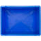 Euro Box Serie EF 4320, aus PP, Inhalt 29,5 L, geschlossene Wände, Unterfassgriff, blau