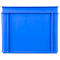 Euro Box Série EF 4320, en PP, capacité 29,5 L, parois fermées, poignée sous le couvercle, bleu