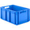 Euro Box Serie EF 6280, aus PP, Inhalt 56,6 L, geschlossene Wände, blau, Unterfassgriff