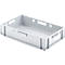 Euro Box vleeskrat, voedselveilig, inhoud 25,3 liter, gesloten uitvoering, wit