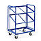 Euro-containerwagen met open frame, 820 x 620 mm