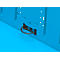 EURO formaat vouwbox 8645, zonder deksel, inhoud 171,2 l, met eindsectie slot, blauw
