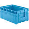 Eurobak C-KLT 6428, polypropeen, B 600 x D 400 mm, tot 50 kg, lichtblauw