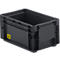 Eurobak R-KLT 3115, kunststof, B 300 x D 200 mm, tot 20 kg, zwart geleidend