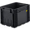 Eurobak R-KLT 4129, kunststof, B 400 x D 300 mm, tot 20 kg, zwart geleidend