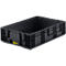 Eurobak R-KLT 6047, kunststof, B 600 x D 400 mm, tot 20 kg, zwart geleidend