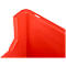 Eurobox EF 4220 F1, 20,4 l, jusqu'à 15 kg, paroi frontale fermée &amp; semi-ouverte, poignées traversantes, empilable, L 400 x l 300 x H 200 mm, PP recyclé, rouge