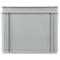 Eurobox-serie EF 4320, gemaakt van PP, inhoud 29,5 L, gesloten wanden, bodemgreep, grijs