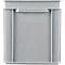 Eurobox-serie EF 4320, gemaakt van PP, inhoud 29,5 L, gesloten wanden, bodemgreep, grijs
