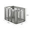 Eurobox serie EF 6421, van PP, inhoud 83,8 l, geperforeerde wanden, grijs, open handgreep