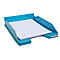 Exacompta BEE BLUE Combo-Midi brievenlade, voor A4+ documenten, stapelbaar, etikethouder, kunststof, blauwgroen, 6 stuks