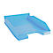 Exacompta BEE BLUE Combo-Midi brievenlade, voor A4+ documenten, stapelbaar, etikethouder, kunststof, pastelblauw, 6 stuks