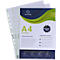 Exacompta brochurehoesjes Forever, voor DIN A4, gerecycled polypropeen, 60µ, generfd, transparant, 100 stuks