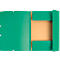 Exacompta classeur, DIN A4, avec élastique, 3 rabats, inscriptible, carton Colorspan, 355 g/m², vert