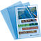 Exacompta documenthouder, DIN A4, gekorreld, 100 stuks, blauw