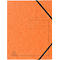 Exacompta dossier de coin, DIN A4, avec élastique, inscriptible, carton Colorspan, 355 g/m², orange