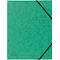 Exacompta dossier de coin, DIN A4, avec élastique, inscriptible, carton Colorspan, 355 g/m², vert