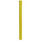 Ein senkrechter, gelber Streifen auf weißem Hintergrund.