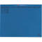 Exacompta hangmap, voor 2 x links nieten, gevouwen, uitzetvouw, organisatiedruk, Blauer Engel, recycled karton, blauw, 25 st.