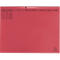 Exacompta hangmap, voor 2 x links nieten, gevouwen, uitzetvouw, organisatiedruk, Blauer Engel, recycled karton, rood, 25 st.