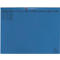 Exacompta hangmap, voor 2 x rechts nieten, gevouwen, uitzetvouw, organisatiedruk, gerecycled karton, blauw, 25 st.