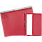 Exacompta hangmap, voor links nieten, gevouwen, uitzetvouw, organisatiedruk, Blue Angel, recycled karton, rood, 25 st.