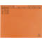 Exacompta hangmap, voor links &amp; rechts nieten, gevouwen, uitzetvouw, organisatiedruk, Blue Angel, recycled karton, oranje, 25 st.