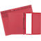 Exacompta hangmap, voor links &amp; rechts nieten, gevouwen, uitzetvouw, organisatiedruk, Blue Angel, recycled karton, rood, 25 st.