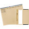 Exacompta hangmap, voor rechts nieten, gevouwen, expansie vouw, organisatie print, Blue Angel, gerecycled karton, ivoor, 25 st.