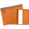 Exacompta hangmap, voor rechts nieten, gevouwen, expansie vouw, organisatie print, Blue Angel, gerecycled karton, oranje, 25 st.