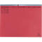 Exacompta hangmap, voor rechts nieten, gevouwen, expansievouw, organisatiedruk, Blue Angel, gerecycled karton, rood, 25 st.
