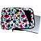 Housse d'ordinateur portable à motifs floraux, ordinateur portable retiré.