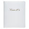 Livre blanc avec inscription dorée "Livre d'Or".