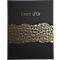 Livre noir avec inscription dorée : Livre d'Or. Motifs géométriques dorés sur fond noir en bas.