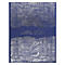 Livre bleu avec motifs de vagues argentées et l'inscription 'LIVRE D'OR'.
