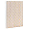Toile beige clair avec motif Art déco doré. Une bordure blanche court verticalement sur le côté gauche.