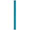 Une bande rectangulaire verticale en turquoise sur fond blanc.
