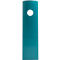 Sac fourre-tout turquoise avec un trou ovale en haut.