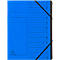 Exacompta sorteermap,, A4, elastieksluiting, karton, 12 vakken, blauw