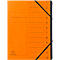 Exacompta sorteermap, A4, elastieksluiting, karton, 12 waaiers, oranje