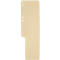 Exacompta verticale verdeelschotten, B 100 x H 320 mm, gemaakt van gerecycleerd karton, gems, 100 stuks