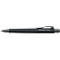 Black Faber-Castell ballpoint pen with clip. "Faber Castell" is written on it.