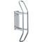 Fahrrad Wandparker, 45° schräg links/rechts, f. Reifen bis B 55 mm, B 250 x T 200 x H 540 mm, Stahl, 1 Einstellpl.
