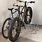 Fahrradständer MOTTEZ Fat Bike, 3 Einstellplätze, Reifenbreite einstellbar, selbsttragend, Stahl verzinkt