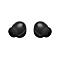 Deux écouteurs noirs, marqués "L" à gauche et "R" à droite.