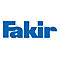 Blaues Firmenlogo des Markennamens Fakir in serifenloser Schrift.