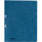 Blue binder, "FALKEN" lettering. Three holes and a gray stripe on the left.