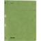 Green file folder with holes, lined fields and Falken logo.